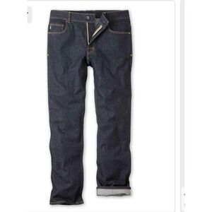 Stio mens Rivet jeans dark wash straight leg 90s Y2K retro sz 31 LONG